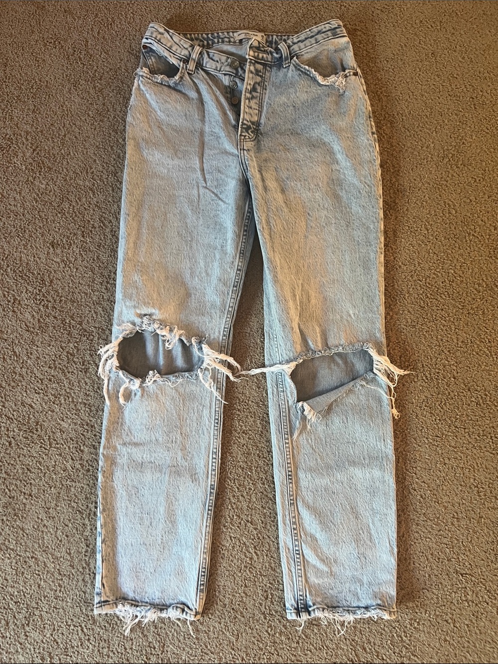 A&F Dad High Rise Jeans